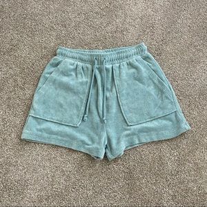 Zara terry cloth shorts